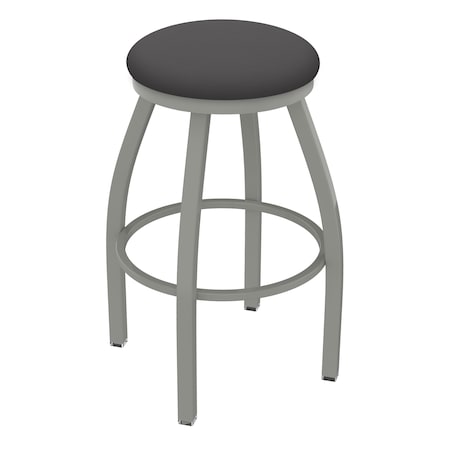 36 Swivel X-Tall Bar Stool,Nickel Finish,Canter Storm Seat